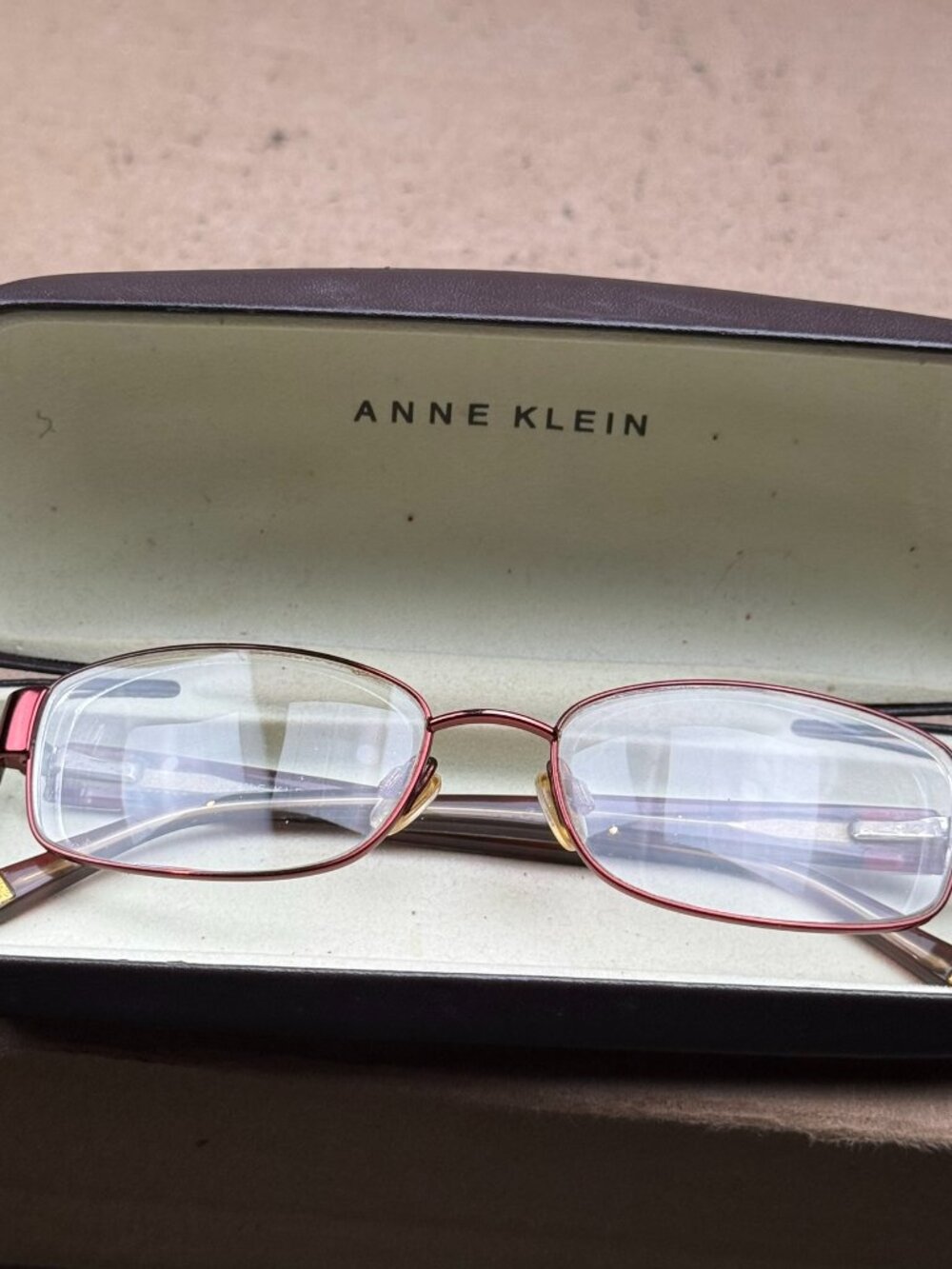 Anne Klein Women's Eyeglass frames - Frame only with cases scratches damage